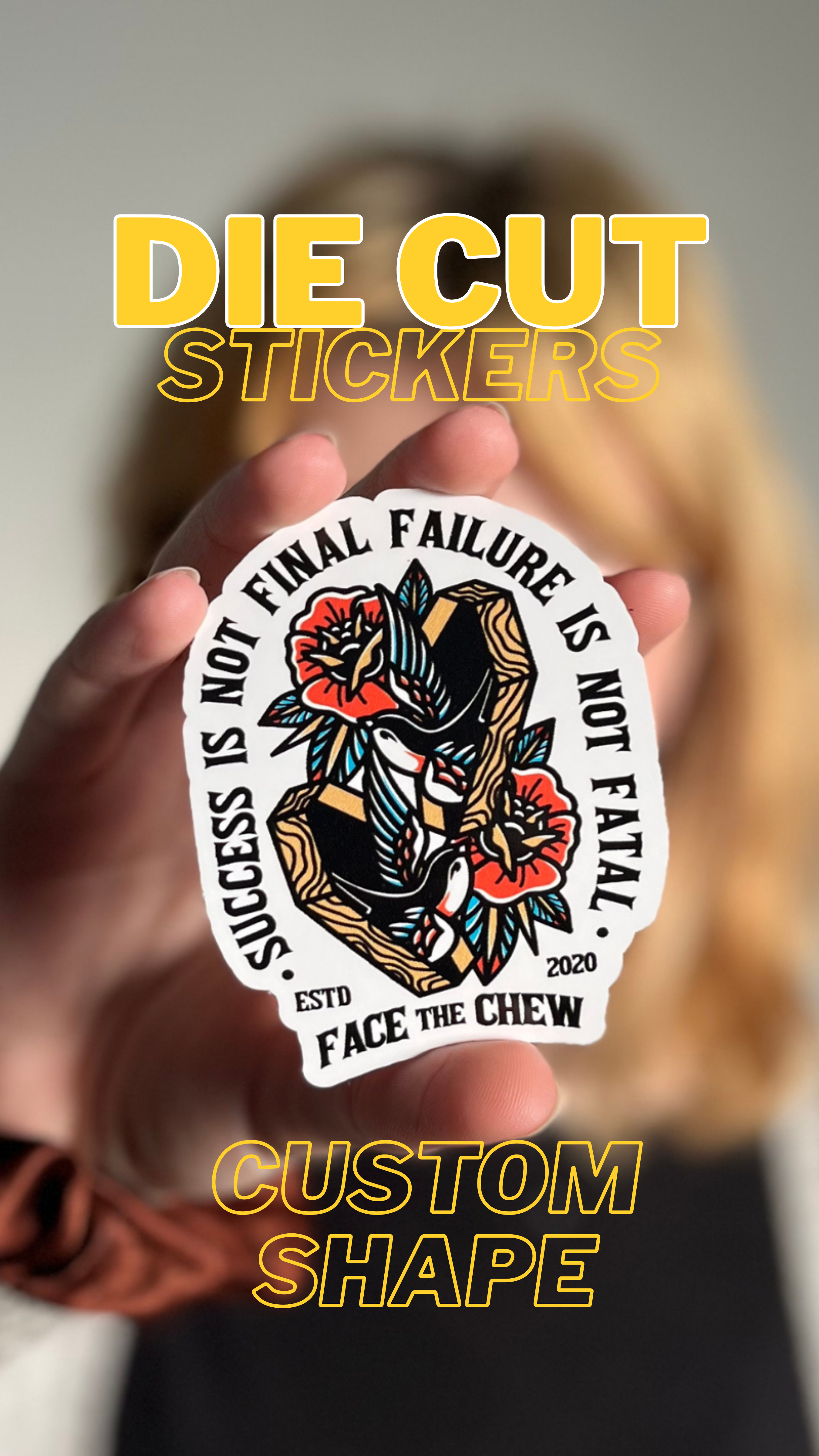 DIE CUT STICKER